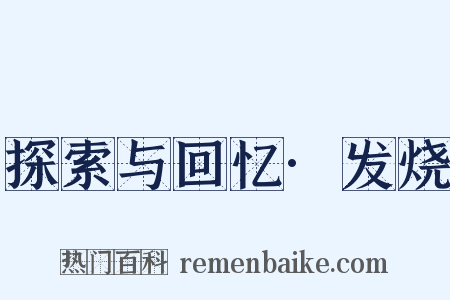探索与回忆·发烧是什么意思的图片